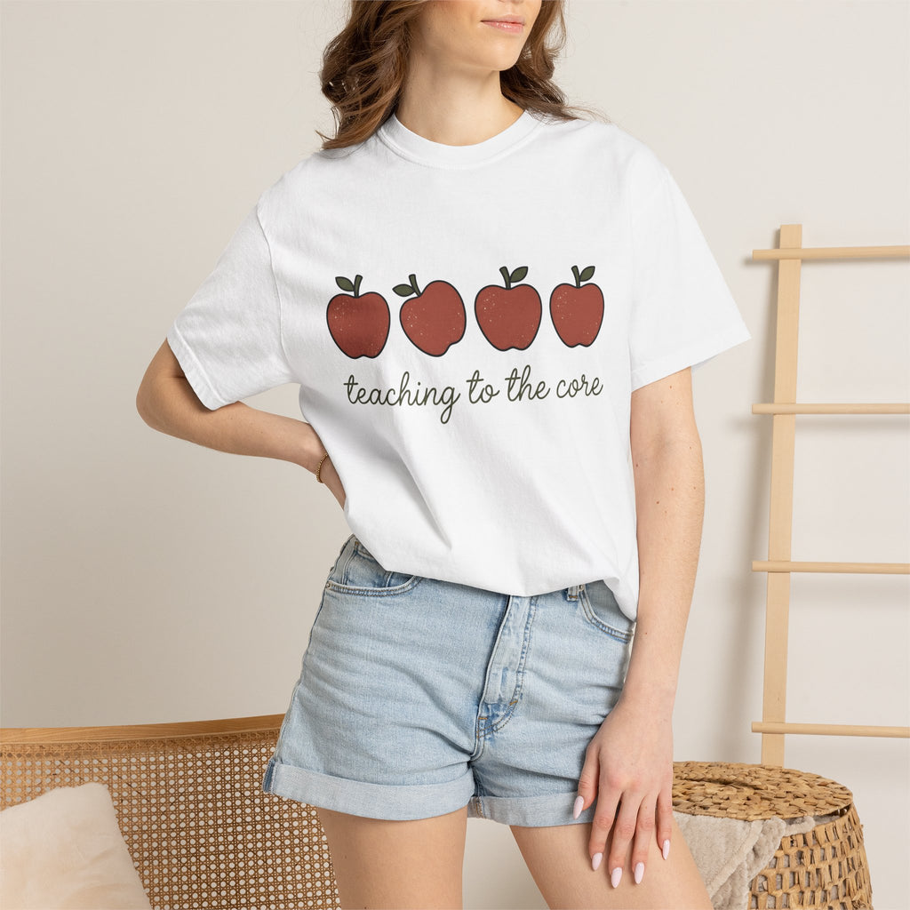 Apple Row Shirt Teachers Thanks Gift Women Hand Drawn Tee Orchard T-Shirt Educator Enthusiast Illustrated Tshirt Appreciation Graphic Clean