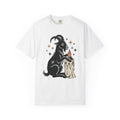 Goat Candle Shirt Boho Chic Gothic Gift Women Tattoo Tee Candle T-Shirt Bohemian Enthusiast Ink Tshirt Dark Graphic Vintage Stars Tshirt