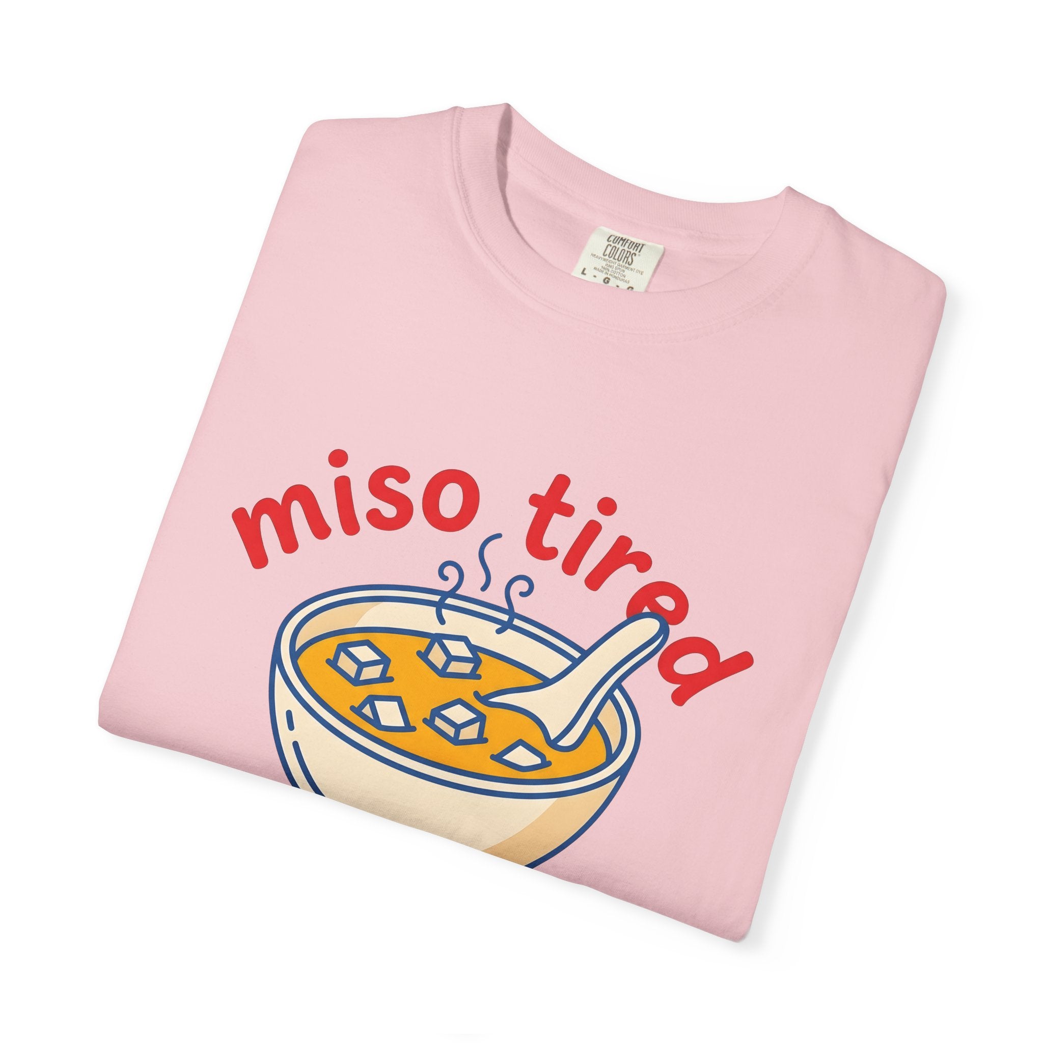 Miso Soup Dish Shirt Funny Meals Gift Women Graphic Tee Soup T-Shirt Humor Fan Illustrated Design Food Graphic Tshirt Contemporary Tofu