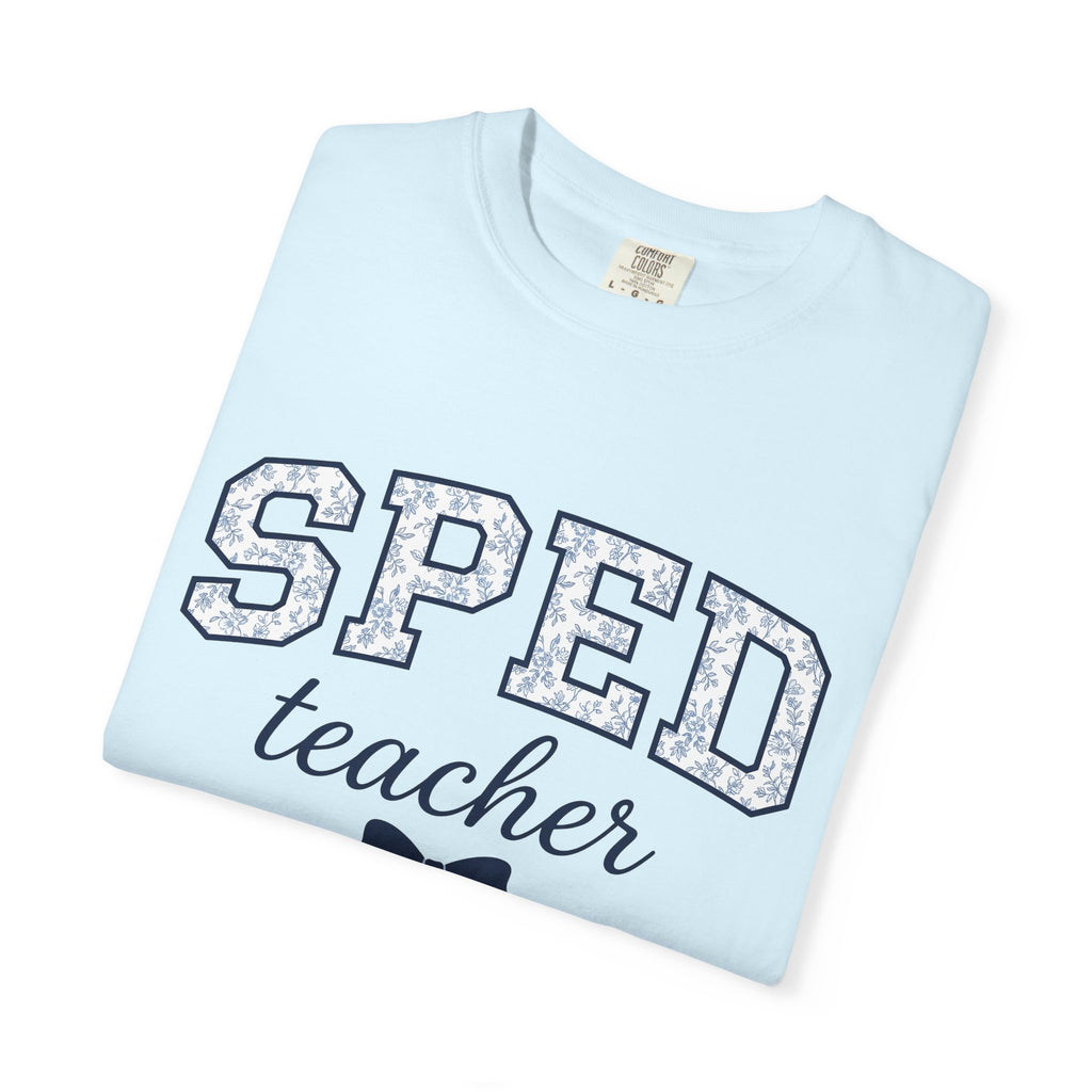 Floral Varsity Letters Shirt Teacher Appreciation Gift Women Collegiate Tee Letterman T-Shirt Educator Enthusiast Retro Tshirt Grateful