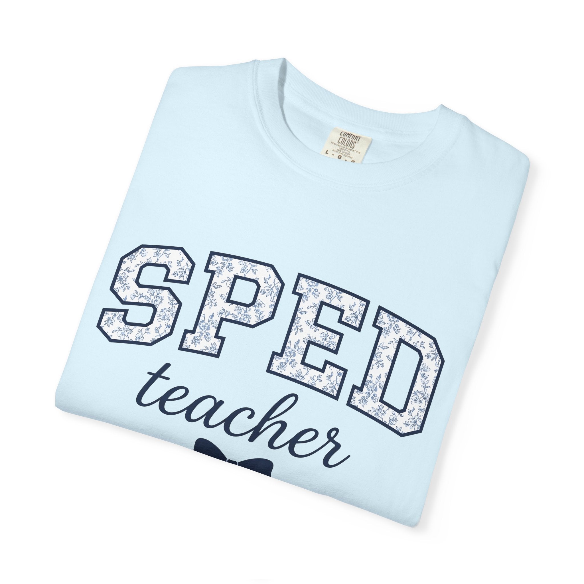 Floral Varsity Letters Shirt Teacher Appreciation Gift Women Collegiate Tee Letterman T-Shirt Educator Enthusiast Retro Tshirt Grateful