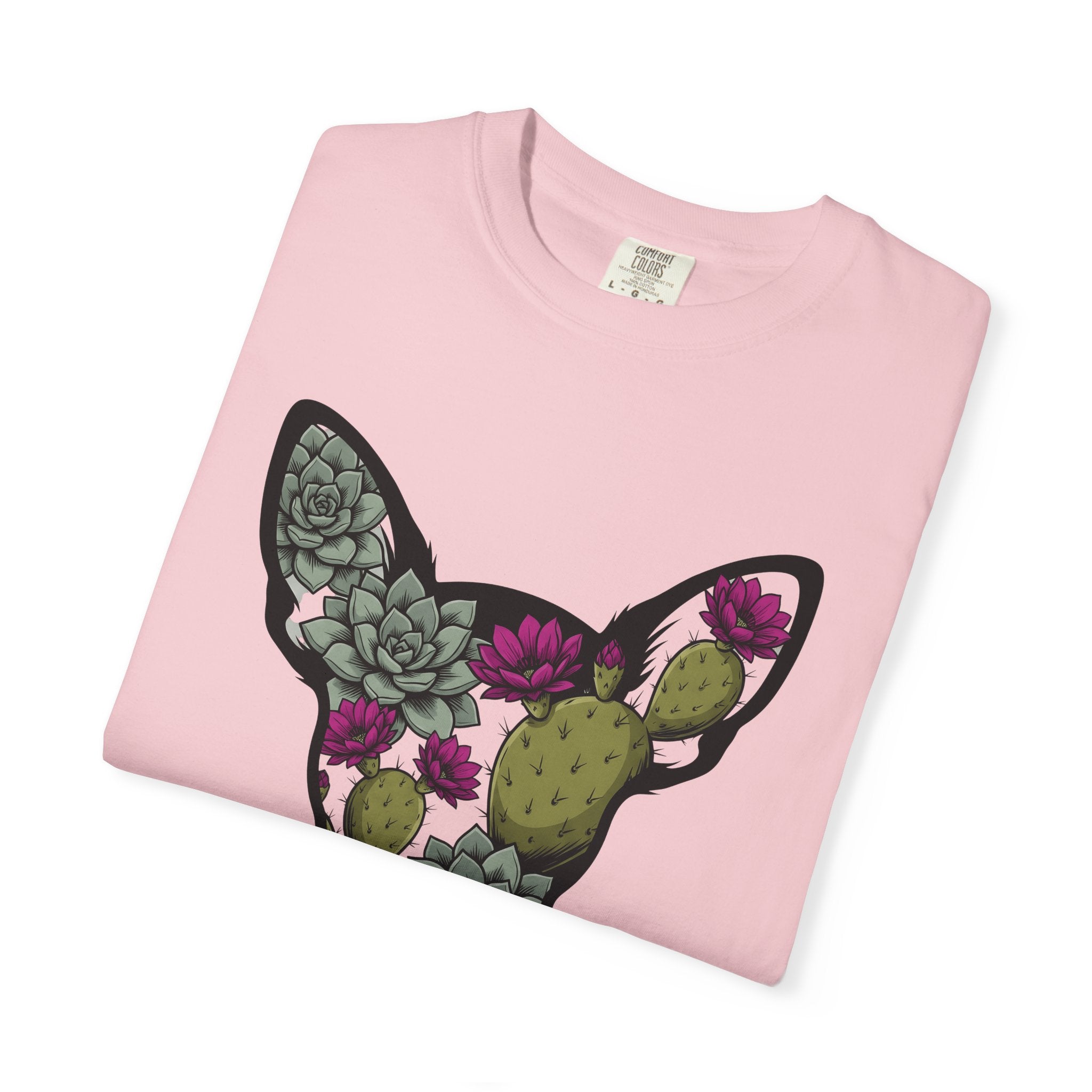Puppy Flower Crown Shirt Dog Bloom Gift Women Vintage Tee Puppy Crown T-Shirt Dog Fan Puppy Art Tshirt Floral Graphic Doodle Aloe Tshirt