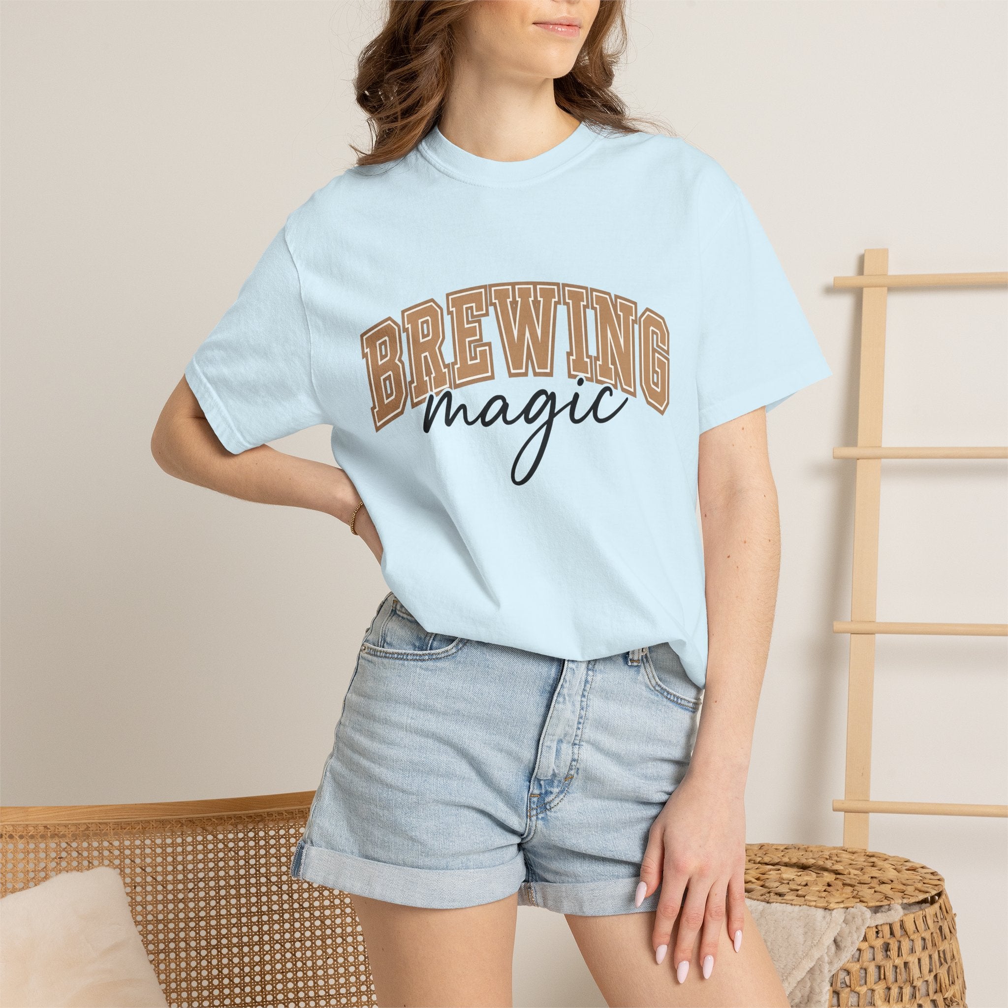 Strong Varsity Lettering Shirt Coffee Espresso Gift Women Gym Tee Letterman T-Shirt Coffee Fan Mocha Graphic Tshirt Basic Handwriting