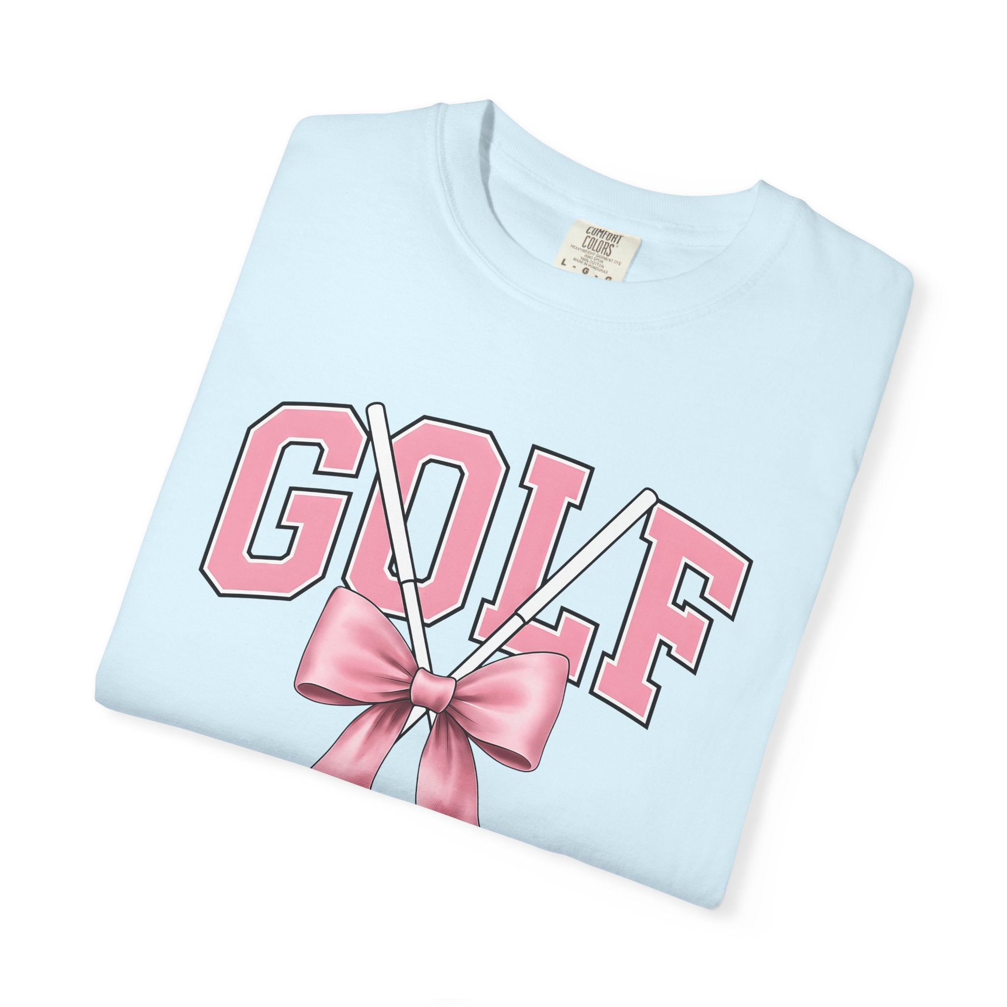 Golf Gear Shirt Golf Females Gift Women Cartoon Tee Golf Equipment T-Shirt Golfer Fan Comic Tshirt Ladies Graphic Old School Knot Tshirt