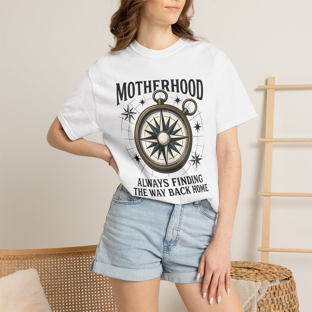 Compass Design Shirt Mom Relatives Gift Women Antique Tee Navigation T-Shirt Mother Fan Vintage Tshirt Family Graphic Doodle Nautical Star