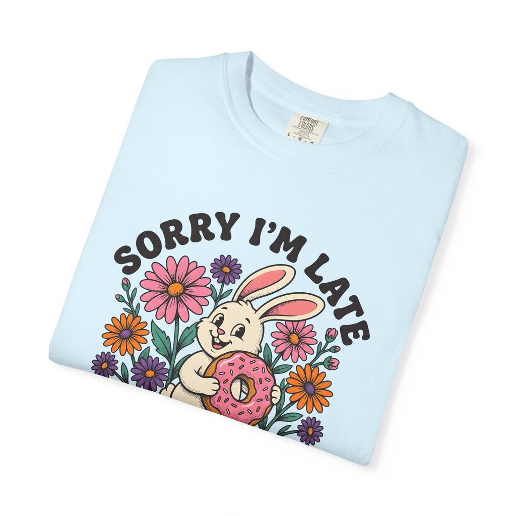 Hare Donut Shirt Funny Critter Gift Women Animated Tee Rabbit T-Shirt Humor Fan Cartoon Tshirt Creature Graphic Nostalgic Bloom Tshirt