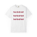 Heart Glasses Shirt Moms Adorable Gift Women Cartoon Tee Specs T-Shirt Mother Fan Spectacles Tshirt Cute Graphic Sketch Ribbon Tshirt