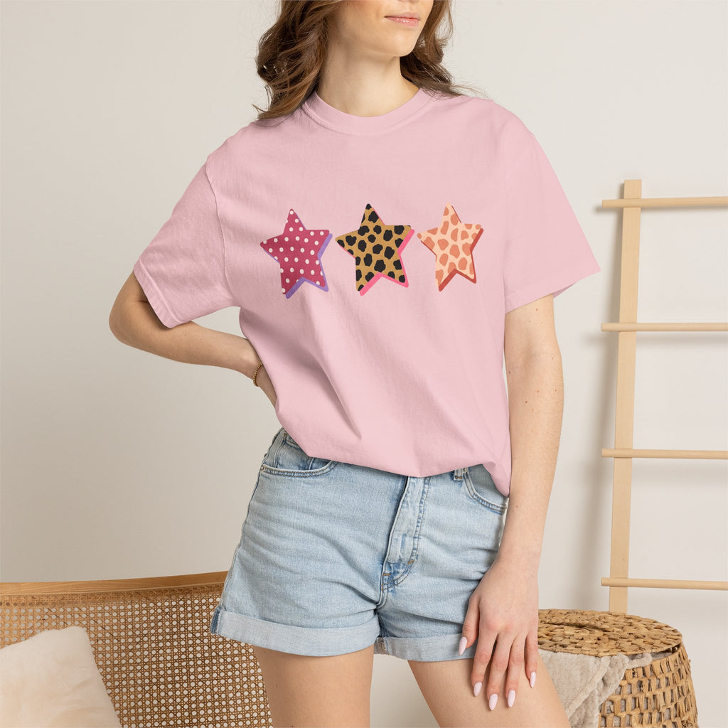 Jaguar Star Motif Shirt Animal Print Wear Gift Women Free Spirit Tee Panther T-Shirt Animal Print Fan Bohemian Tshirt Clothing Graphic