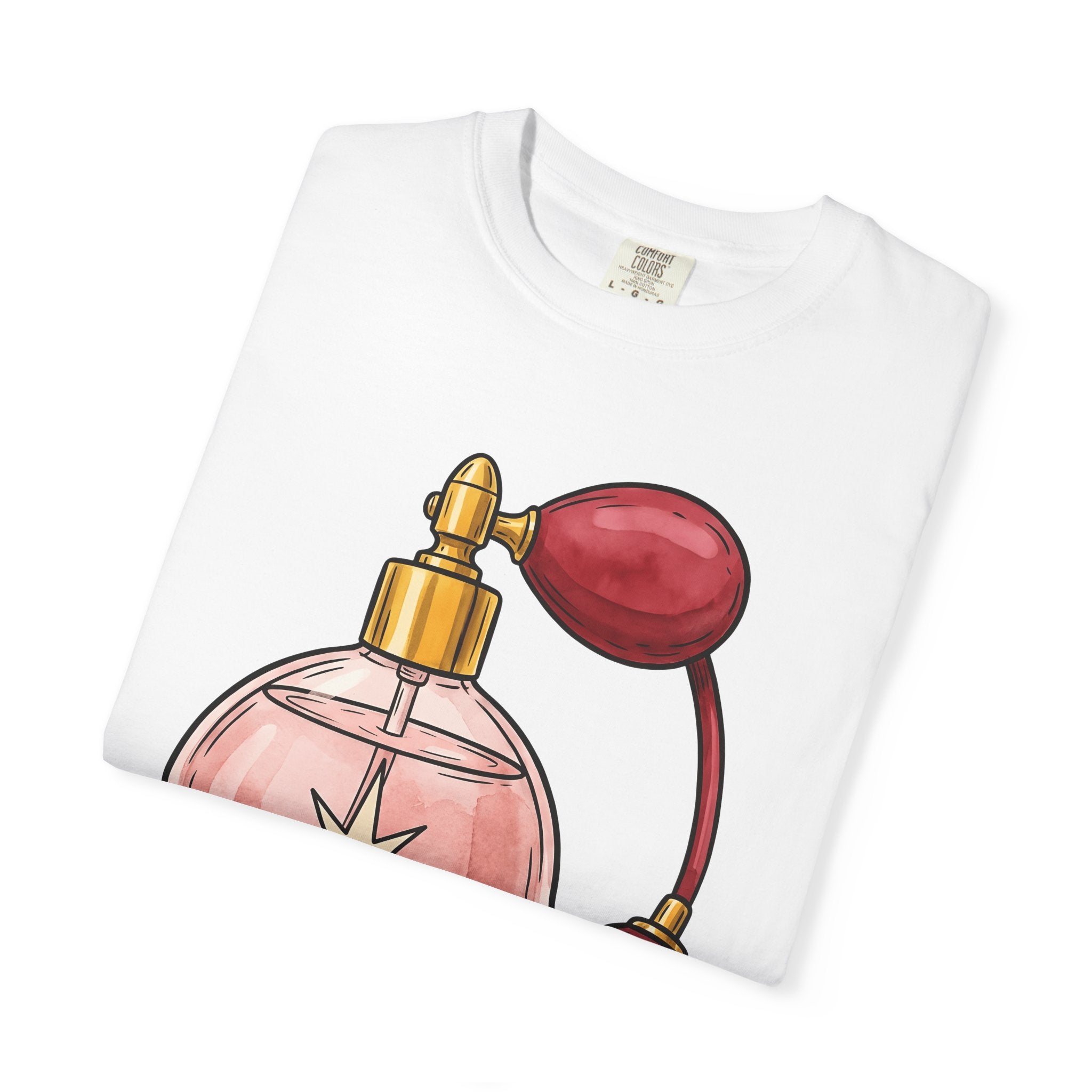 Scent Bottle Shirt St. Valentine's Day Outfit Gift Women Acrylic Tee Perfume Bottle T-Shirt Valentine Fan Painted Tshirt Clothing Graphic