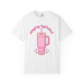 Water Tumbler Shirt Drinks Wellness Gift Women Kawaii Tee Tumbler T-Shirt Beverage Enthusiast Cute Tshirt Self Care Graphic Minimal Water