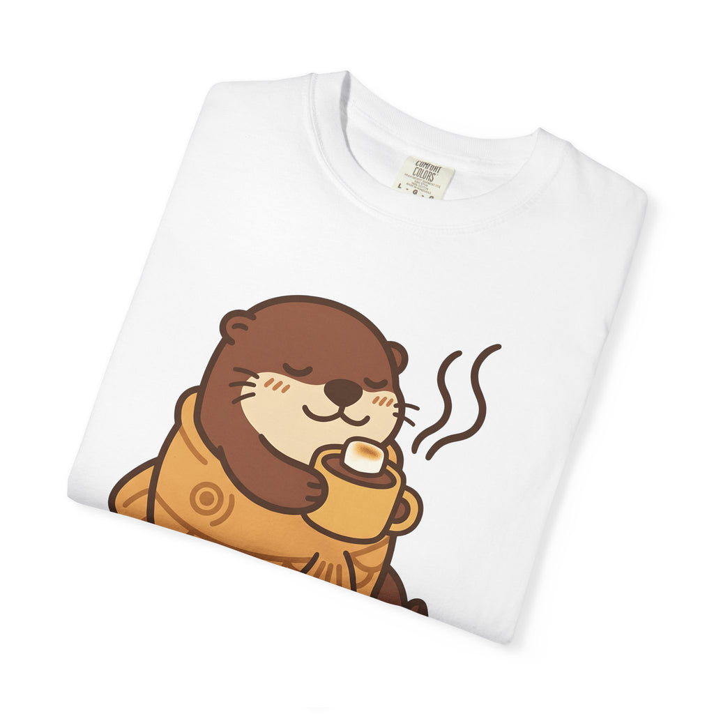 Otter Cupcake Shirt Coffee Wildlife Gift Women Cute Tee Cupcake T-Shirt Coffee Fan Animal Graphic Tshirt Comic Mug Tshirt