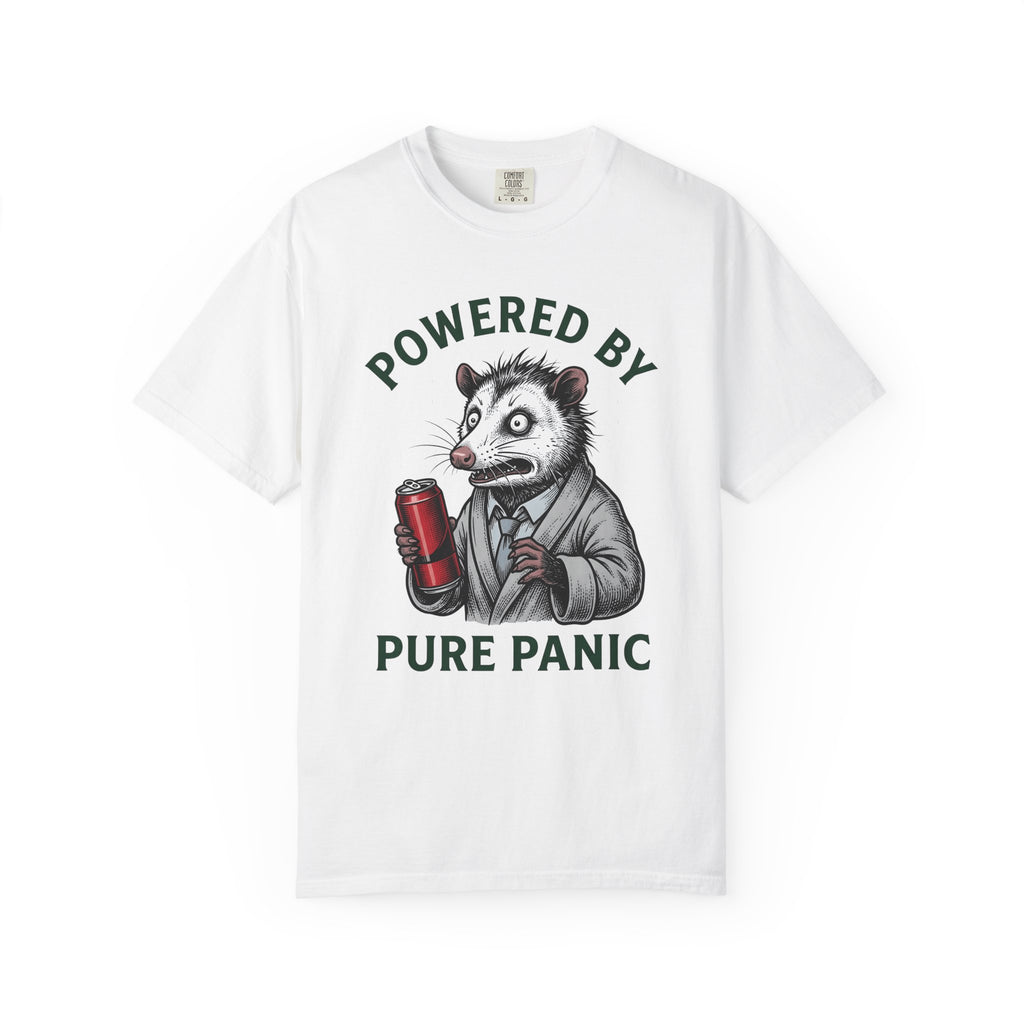 Possum Energy Drink Shirt Coffee Jokes Gift Women Comic Tee Energy Drink T-Shirt Coffee Fan Cartoon Tshirt Humor Graphic Retro Sparkles
