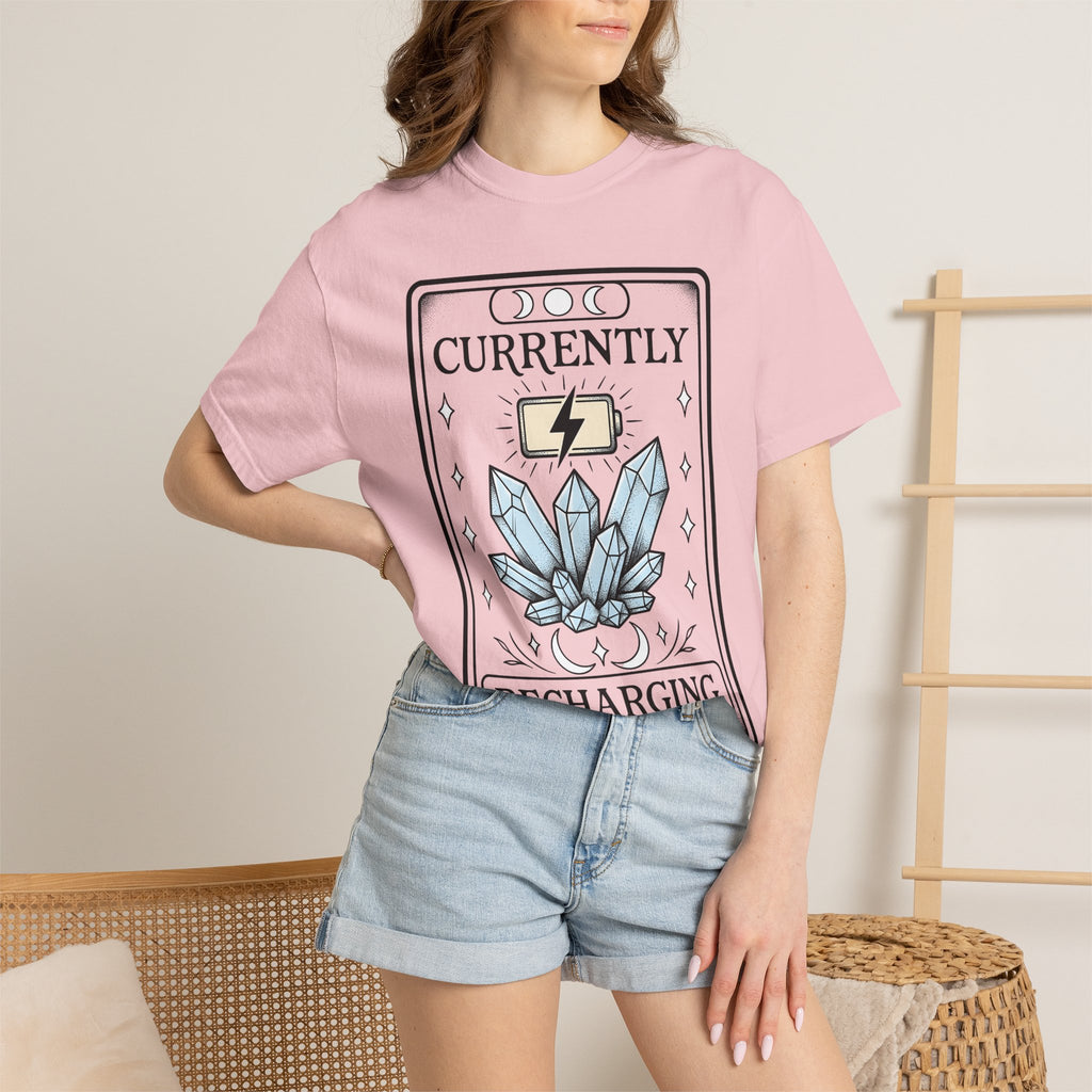 Gemstone Cluster Shirt Boho Chic Wellness Gift Women Fantasy Tee Crystal T-Shirt Bohemian Enthusiast Mystical Tshirt Self Care Graphic