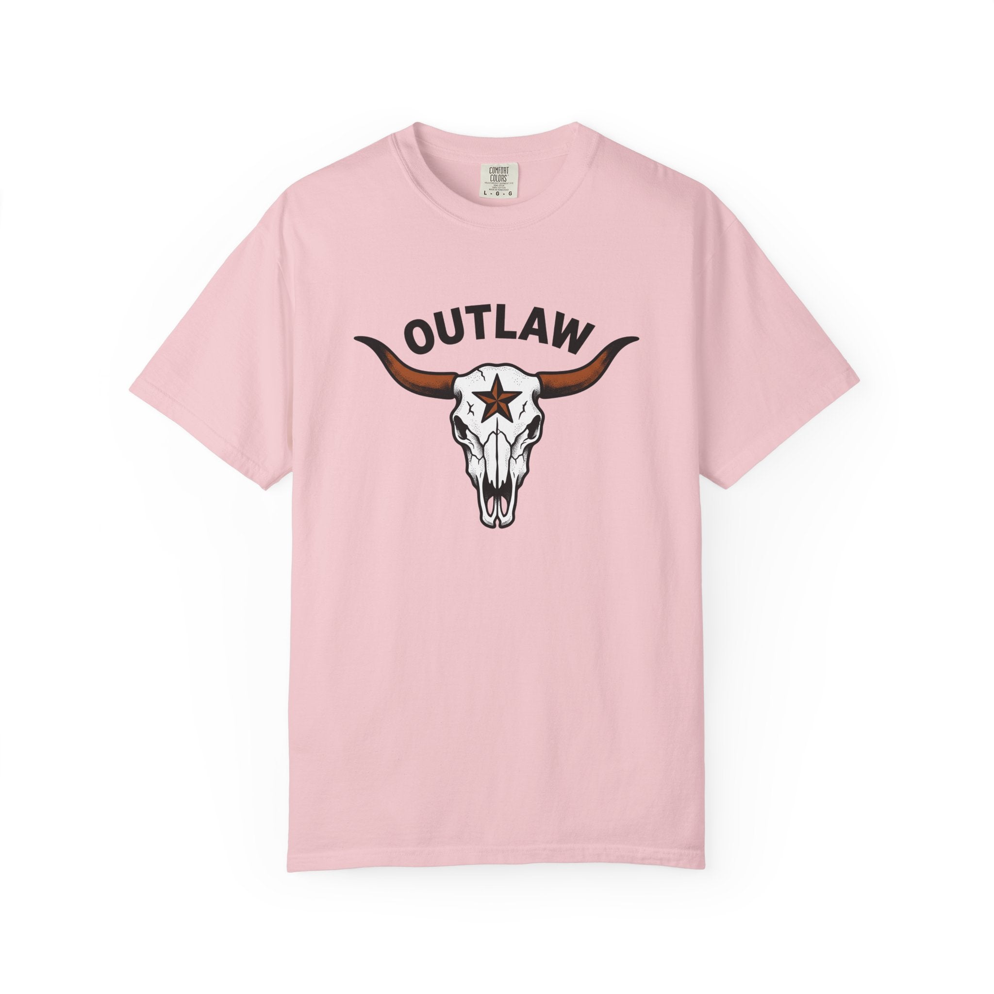 Bull Head Skull Shirt Cowgirl Livestock Gift Women Country Tee Skull T-Shirt Cowgirl Fan Rustic Tshirt Farm Graphic Old School Star Shape