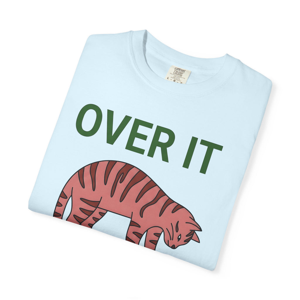 Chill Cat Shirt Cat Gag Gift Women Sketch Tee Kitty Cat T-Shirt Cat Fan Feline Tshirt Joke Graphic Clean Stripes Tshirt