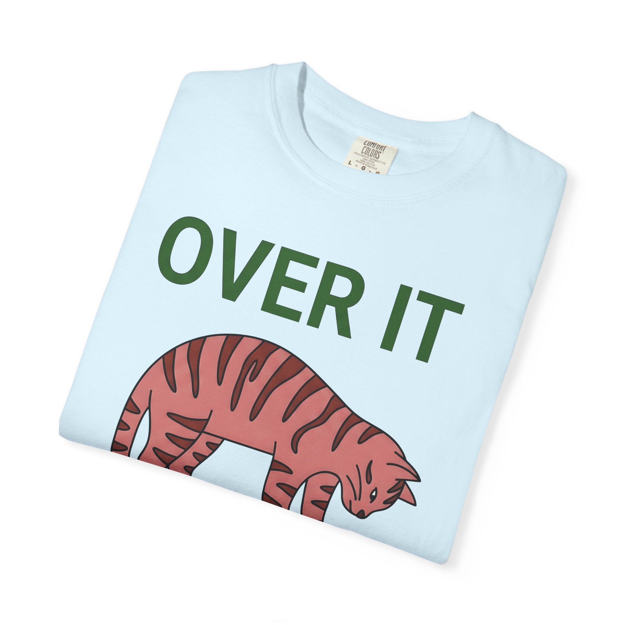 Chill Cat Shirt Cat Gag Gift Women Sketch Tee Kitty Cat T-Shirt Cat Fan Feline Tshirt Joke Graphic Clean Stripes Tshirt