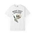 Skull Needle Shirt Nurses Fall Gift Women Traditional Tee Sewing T-Shirt Nurse Enthusiast Classic Tshirt Autumn Graphic Retro Bony Hand