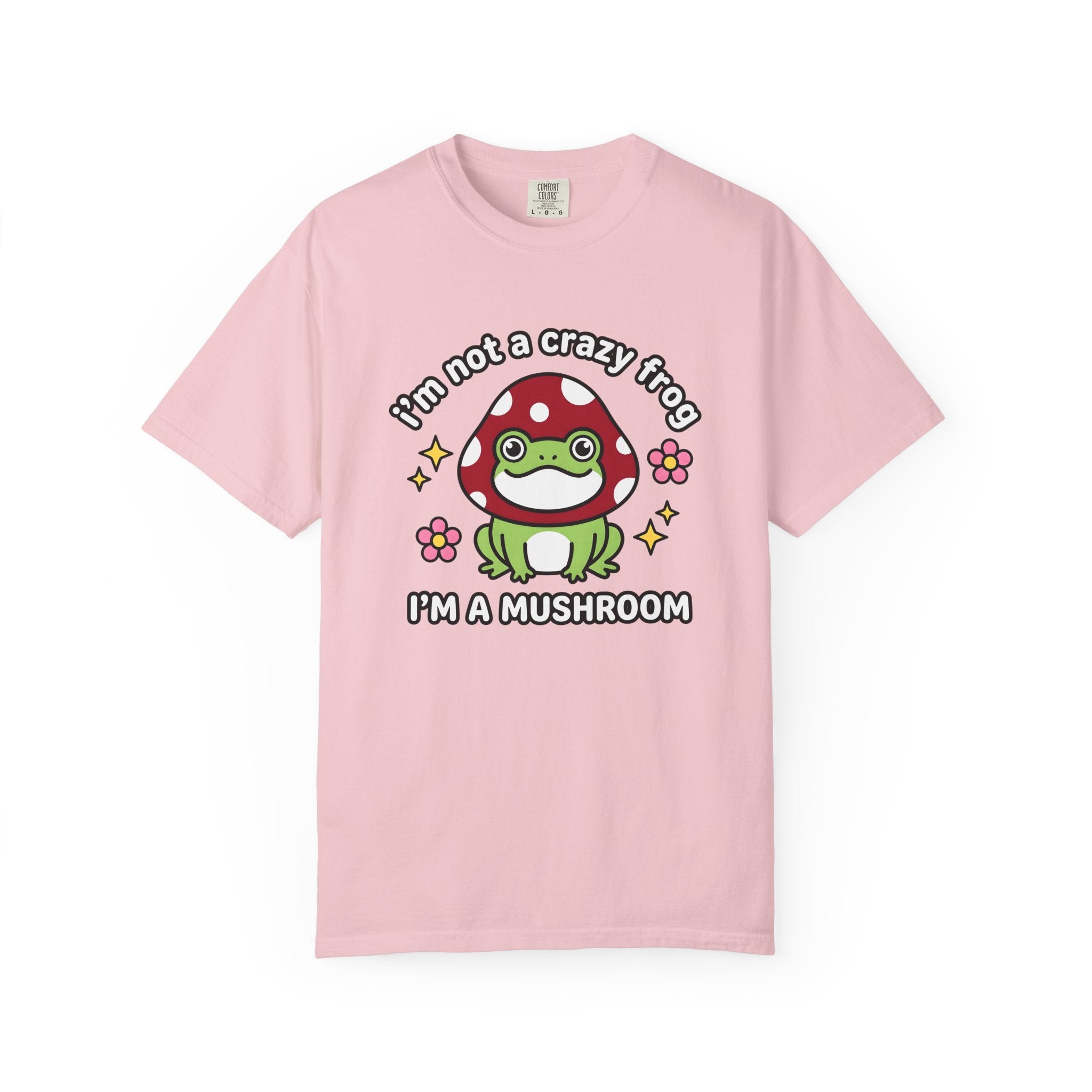 Amphibian Mushroom Shirt Funny Critter Gift Women Playful Tee Fungus T-Shirt Humor Fan Cartoon Tshirt Creature Graphic Illustrated Buds