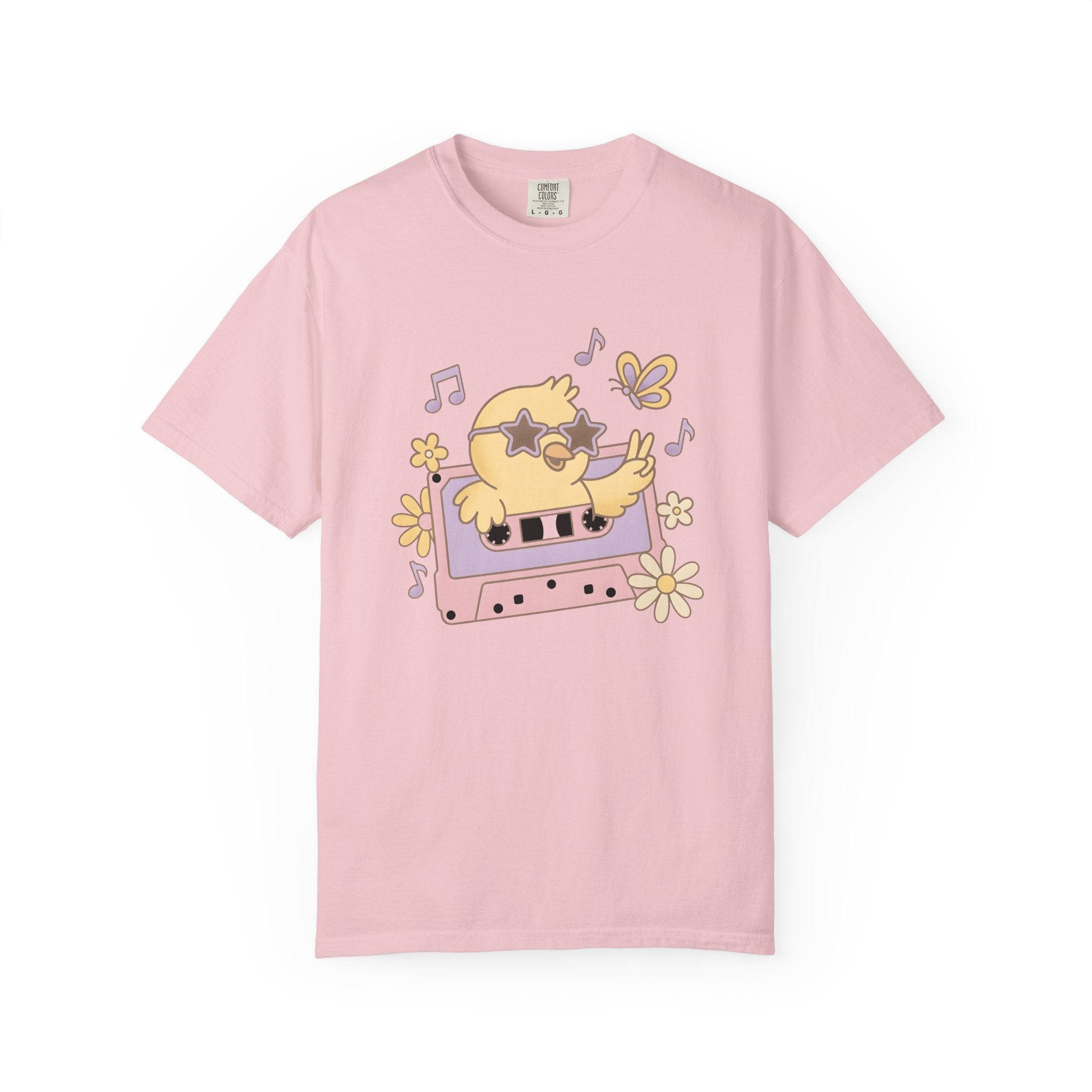 Baby Chick Tape Shirt Easter Nature Gift Women Sweet Tee Chick Tape T-Shirt Easter Fan Hatching Graphic Old School Bloom Tshirt