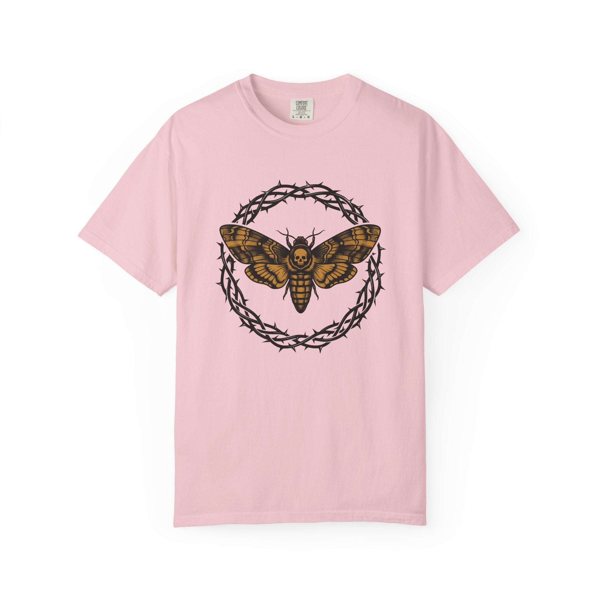 Corpse Moth Shirt Cottagecore Dark Gift Women Creepy Tee Death's Head Moth T-Shirt Cottagecore Enthusiast Spooky Tshirt Gothic Graphic Hand