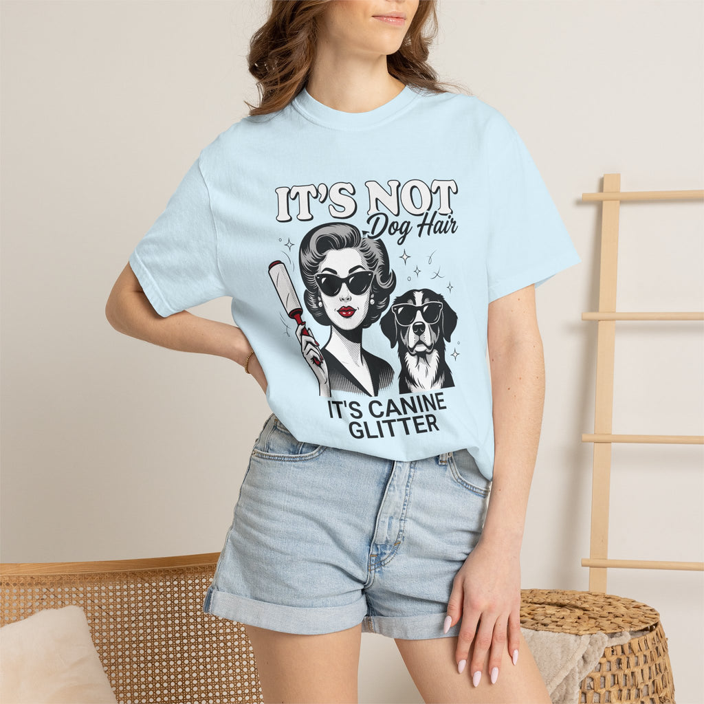Girl Puppy Shirt Dog Jokes Gift Women Comic Tee Puppy T-Shirt Dog Fan Cartoon Tshirt Humor Graphic Vintage Shades Tshirt
