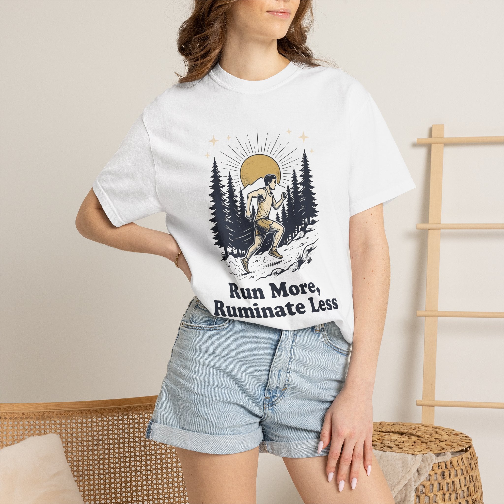 Trail Running Shirt Running Camping Gift Women Retro Tee Ultrarunning T-Shirt Runner Enthusiast Vintage Tshirt Camping Graphic Line Art