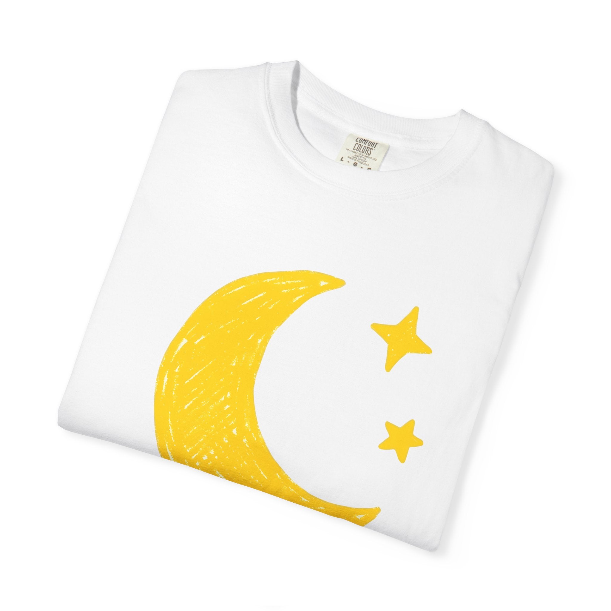 Crescent Moon Shirt Boho Chic Planets Gift Women Cartoon Tee Moon T-Shirt Bohemian Fan Cartoon Tshirt Galaxy Graphic Basic Stars Tshirt