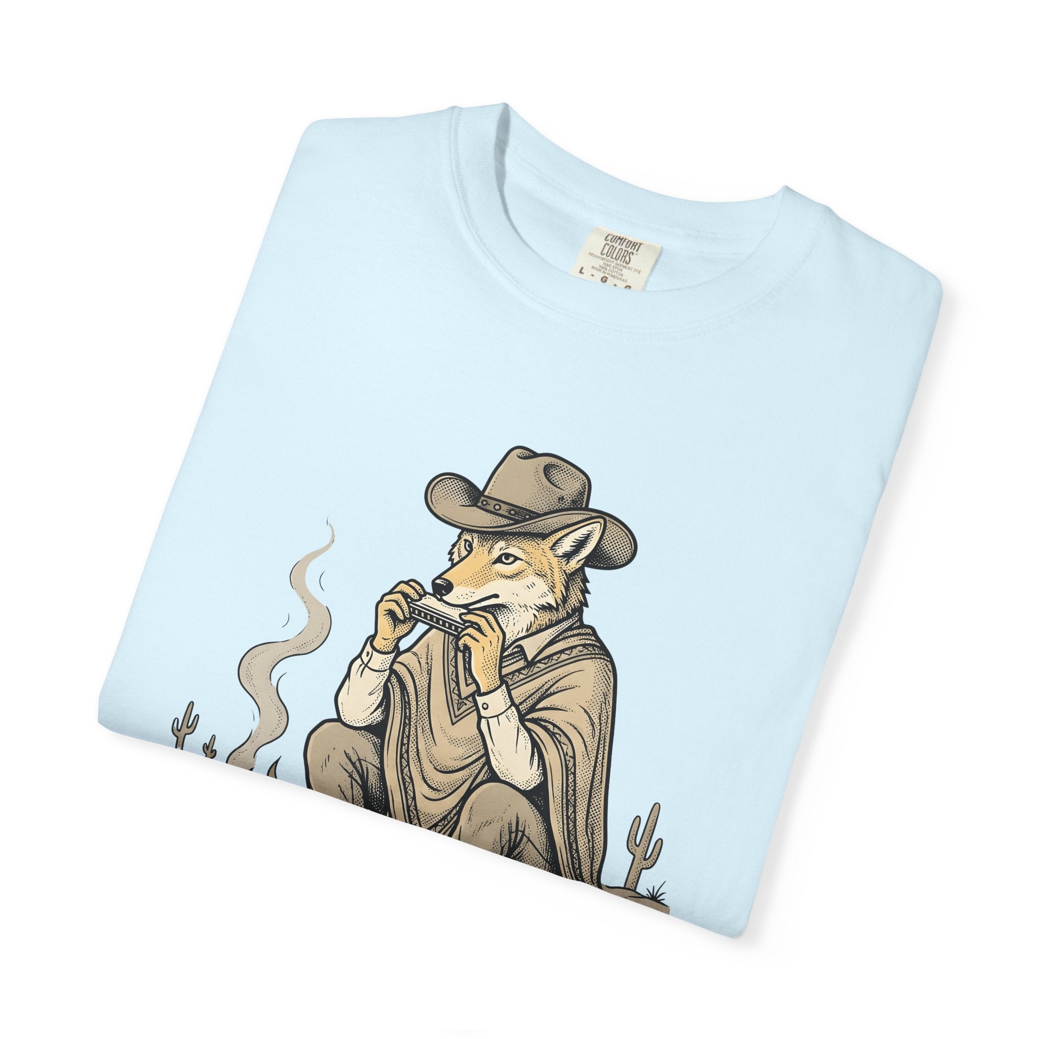 Desert Coyote Shirt Cowgirl Fauna Gift Women Country Tee Coyote T-Shirt Cowgirl Fan Rustic Tshirt Wildlife Graphic Retro Bonfire Tshirt