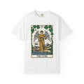Angel Tarot Card Shirt St Patrick's Day Mystical Gift Women Vintage Tee Oracle Card T-Shirt Luck Fan Retro Tshirt Spiritual Graphic Hand