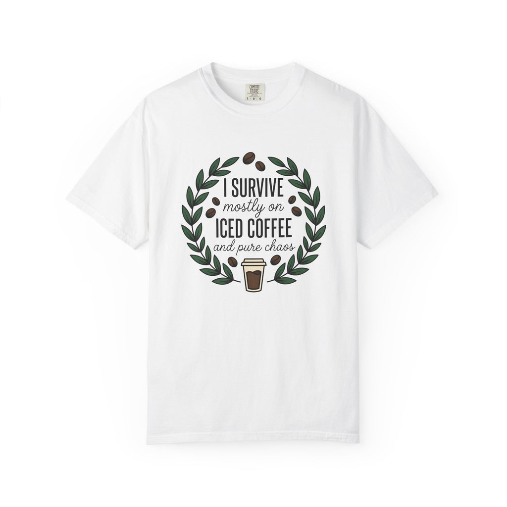 Chilled Coffee Cup Shirt Nurses Mocha Gift Women Vintage Tee Coffee Mug T-Shirt Teacher Enthusiast Retro Tshirt Chocolate Graphic Line Art