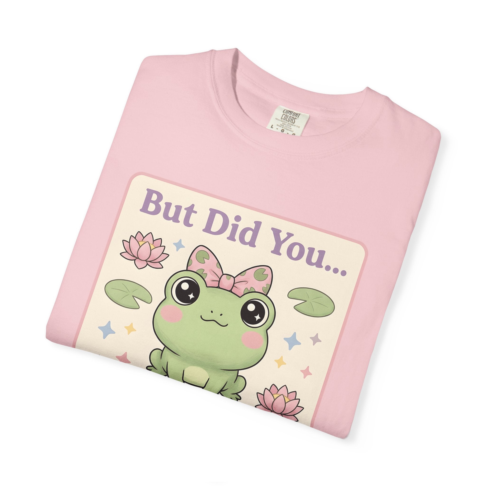 Cute Frog Shirt Teachers Classroom Gift Women Kawaii Tee Toad T-Shirt Educator Enthusiast Cartoon Tshirt Classroom Graphic Pastel Lotus