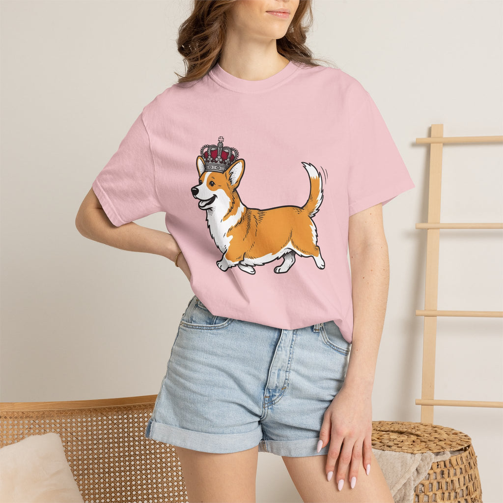 Corgi Canine Shirt Dog Beasts Gift Women Chibi Tee Dog T-Shirt Dog Fan Puppy Tshirt Creature Graphic Hand Drawn Coronet Tshirt