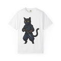 Stealth Cat Shirt Cat Joke Gift Women Comic Tee Cat T-Shirt Cat Fan Cartoon Tshirt Pun Graphic Retro Knife Tshirt