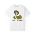 Reptile Sunglasses Shirt Funny Creatures Gift Women Caricature Tee Reptile Shades T-Shirt Comedy Fan Cartoon Tshirt Animal Graphic Old