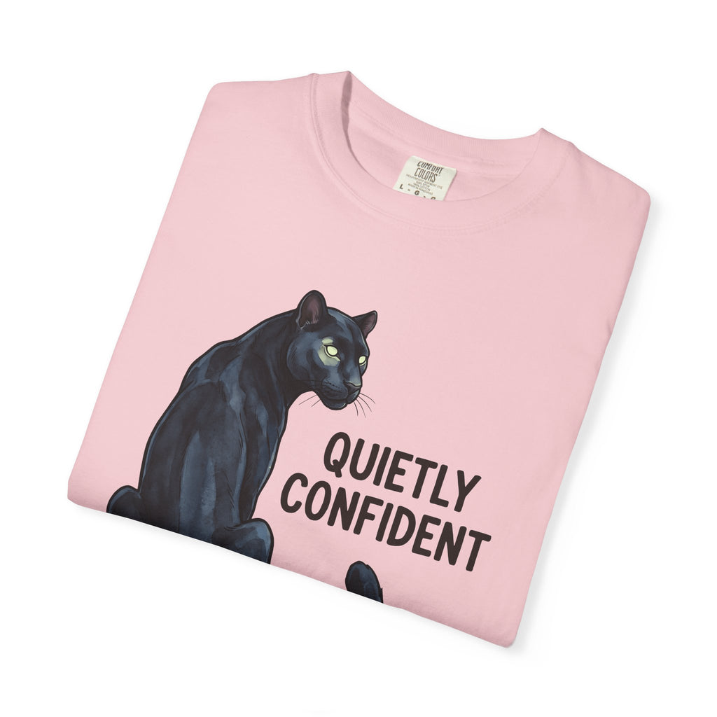 Black Panther Shirt Panther Animal Gift Women Watercolor Tee Panther T-Shirt Big Cat Fan Watercolour Tshirt Wildlife Graphic Sketch Glowing