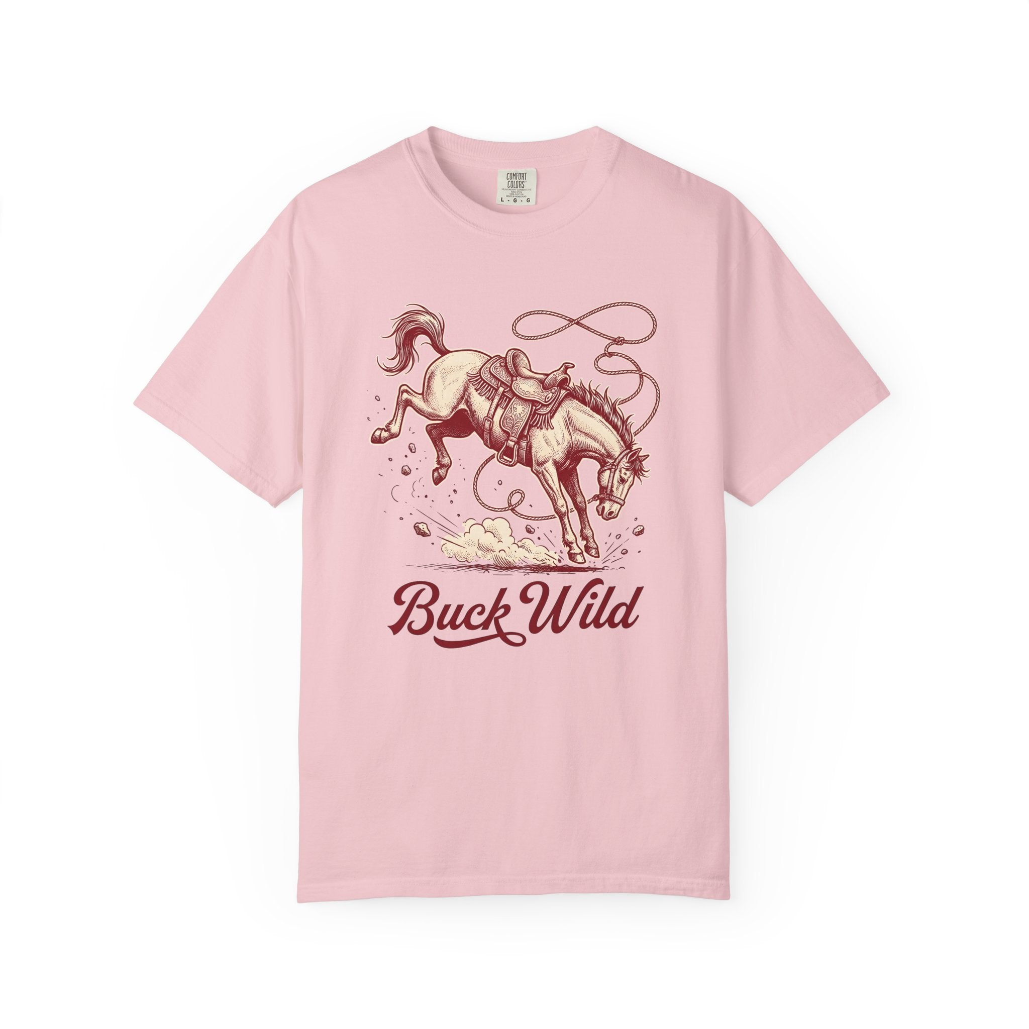 Bronc Horse Shirt Cowgirl Barrel Racing Gift Women Country Tee Mustang T-Shirt Rodeo Fan Western Tshirt Rodeo Graphic Retro Rope Tshirt