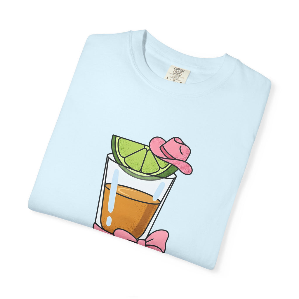 Tequila Shot Shirt Cowgirl Party Gift Women Cartoon Tee Shot T-Shirt Rodeo Fan Comic Tshirt Party Graphic Retro Cowboy Hat Tshirt