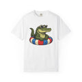 Alligator Sunglasses Shirt Animals Summer Gift Women Cartoon Tee Gators T-Shirt Wildlife Fan Crocodile Tshirt Vacation Graphic Retro Pool