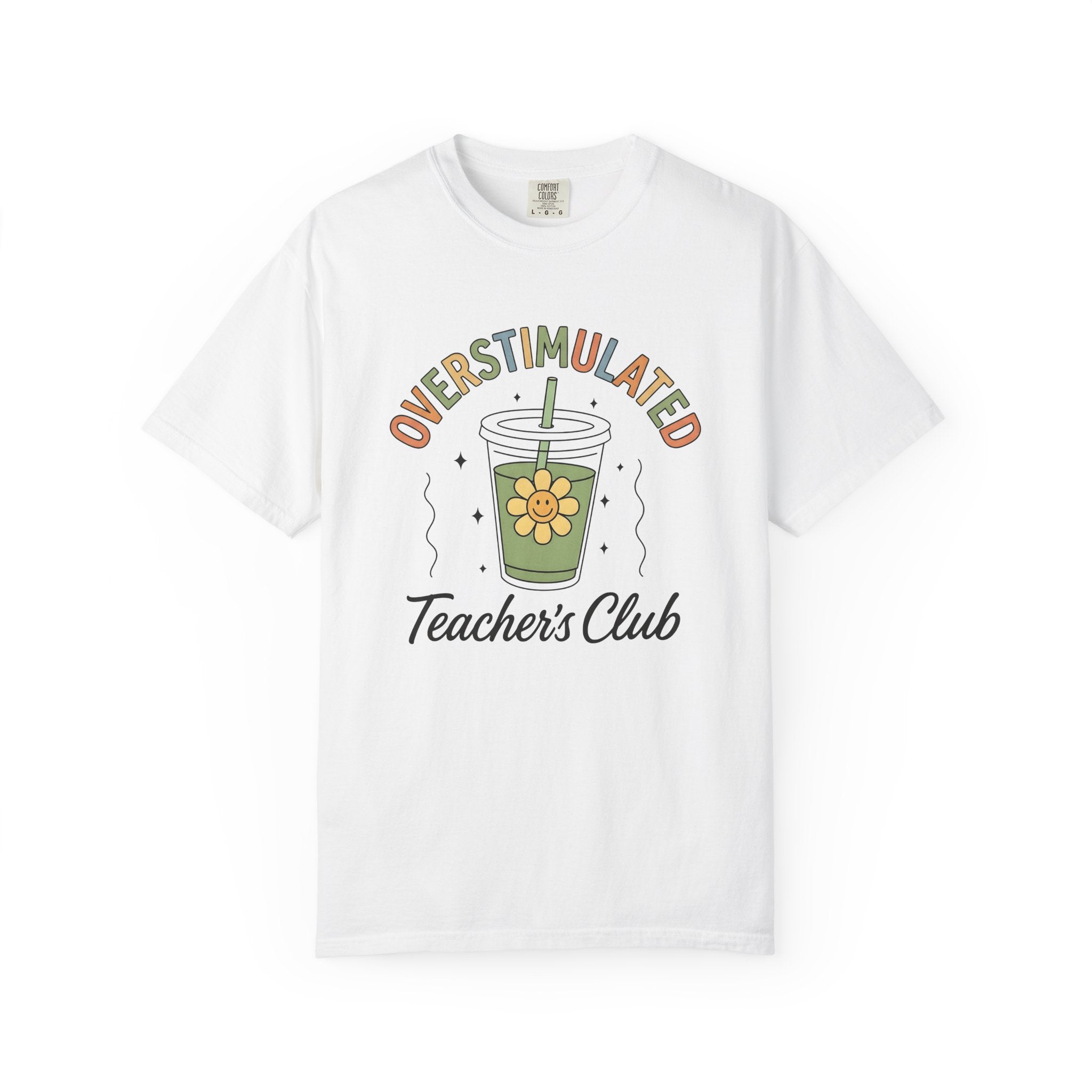 Smile Cup Shirt Teachers Latte Gift Women Whimsical Tee Mug T-Shirt Educator Enthusiast Coffee Tshirt Caffè Graphic Classic Bloom Tshirt