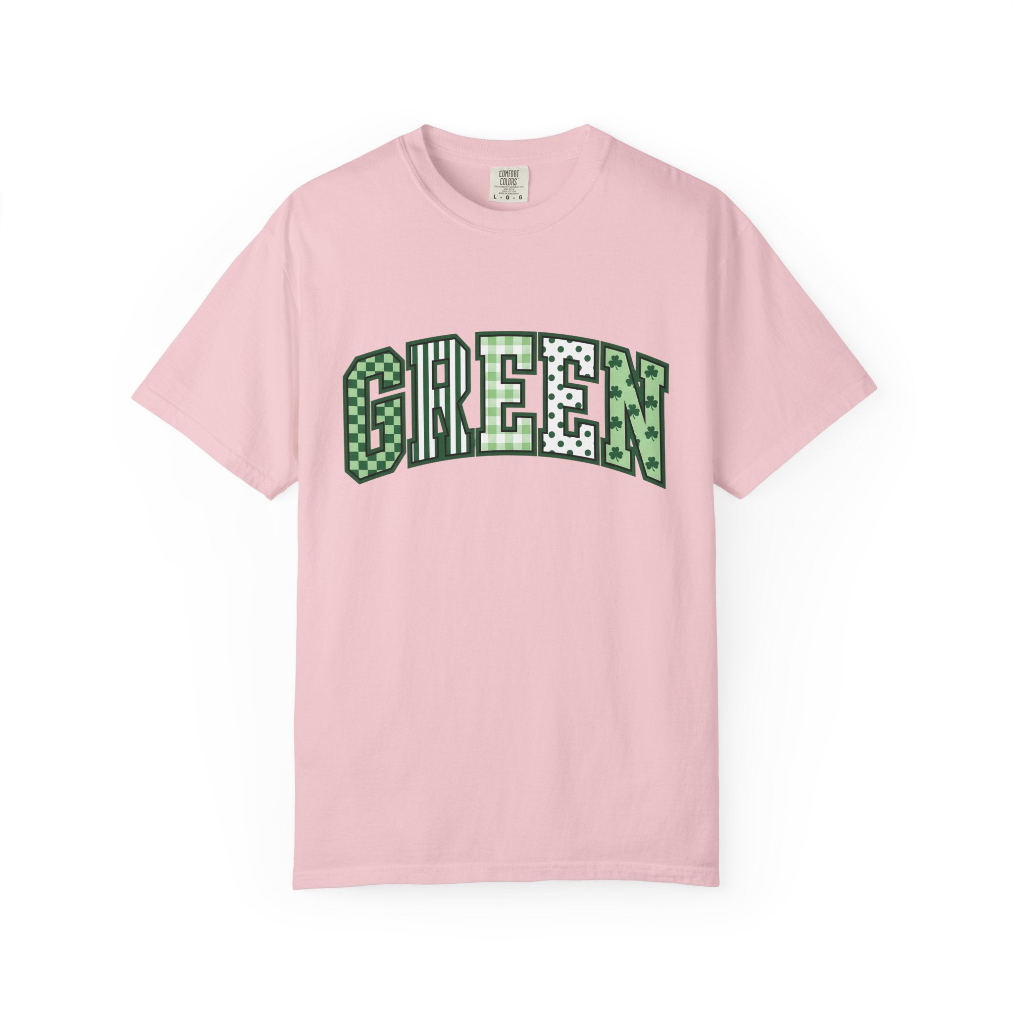 Clover Motif Shirt St. Patrick's Day Event Gift Women Eye Catching Tee Shamrock T-Shirt Holiday Fan Vibrant Tshirt Party Graphic Old School