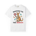Kangaroo Nurse Shirt Nurses Wildlife Gift Women Comic Tee Roo T-Shirt Nursing Enthusiast Cartoon Tshirt Animal Graphic Vintage Stethoscope
