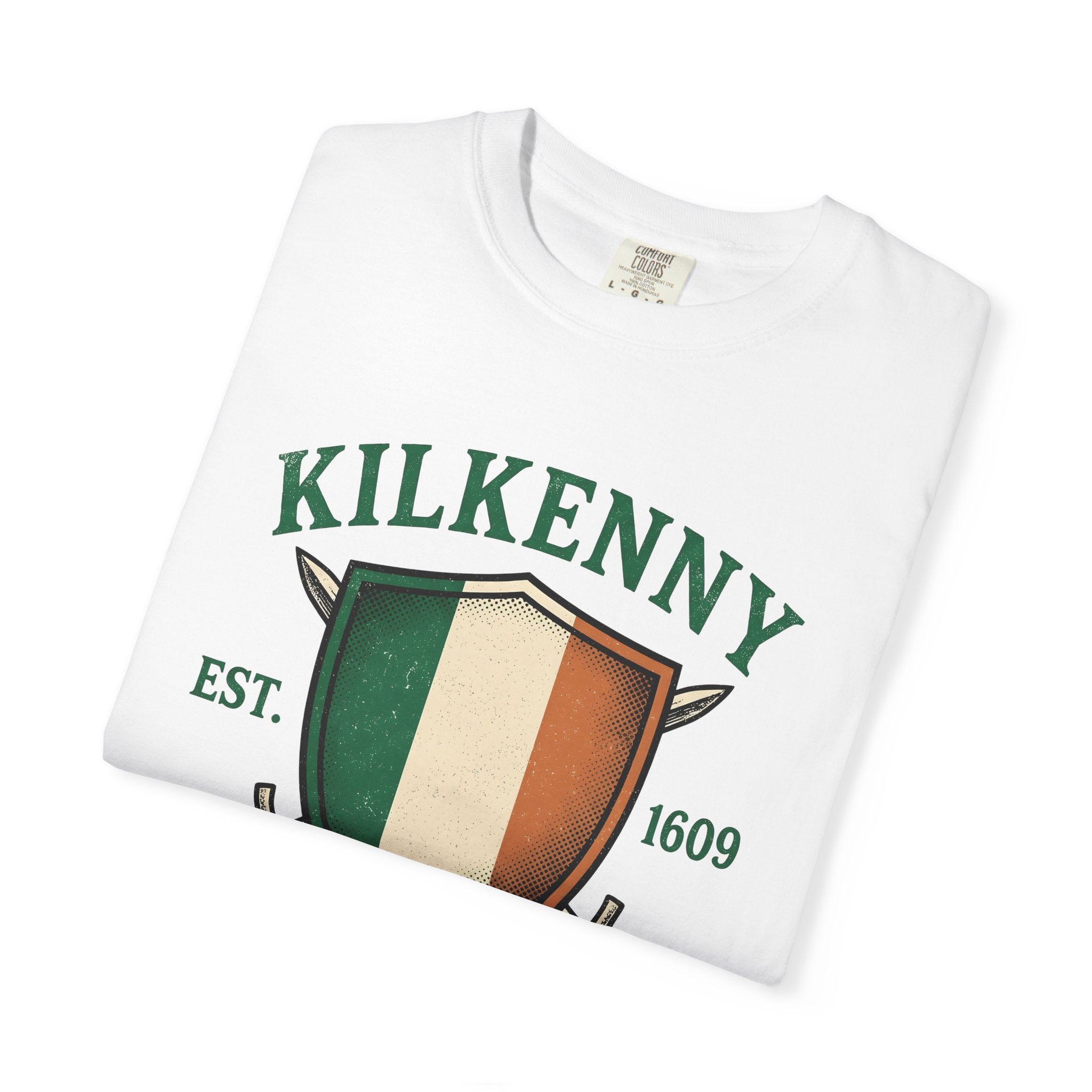 Irish Coat Shield Shirt St Patrick's Day Lineage Gift Women Hand Drawn Tee Crest T-Shirt Heritage Enthusiast Heraldic Tshirt Family Graphic