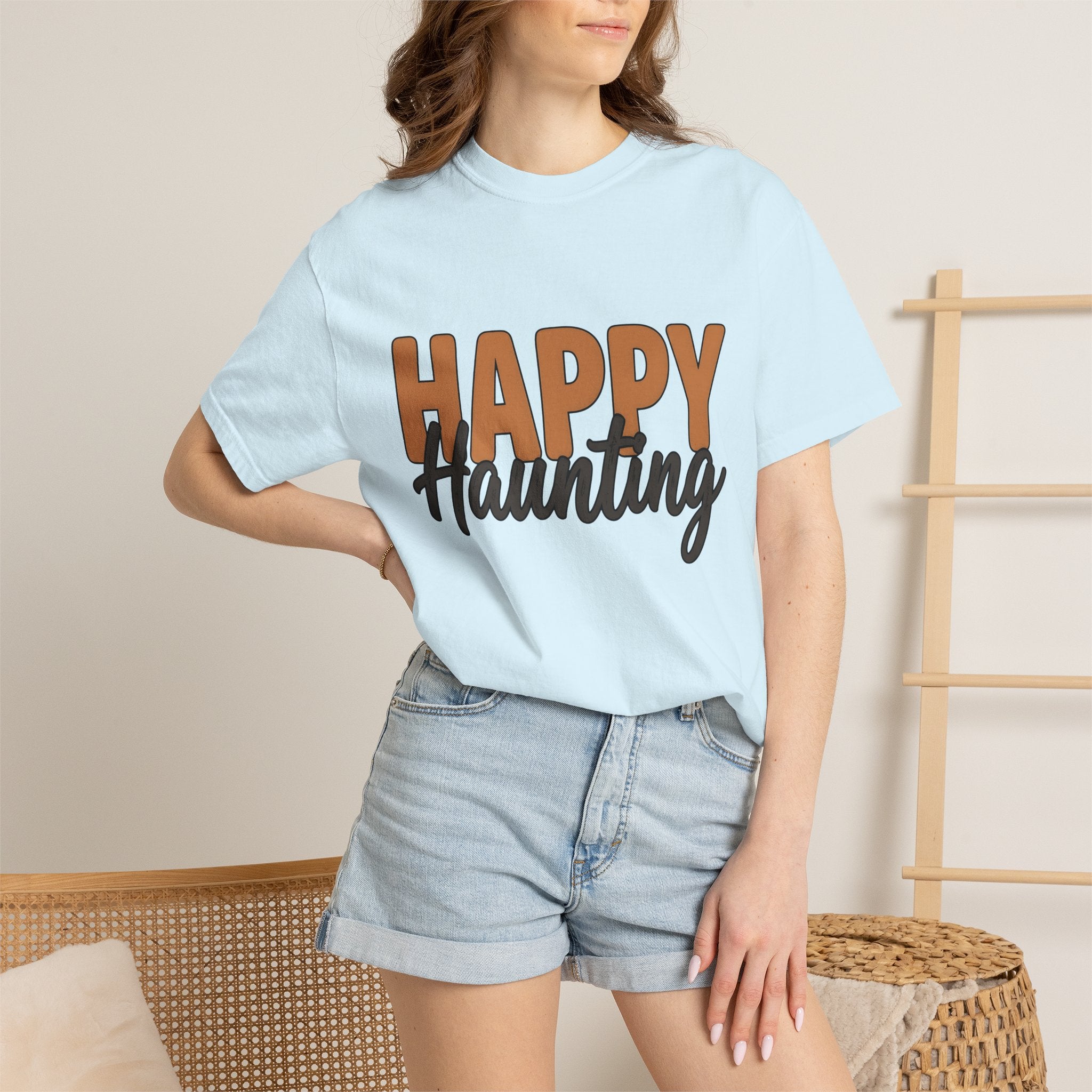 Spooky Quote Shirt Halloween Party Gift Women Playful Tee Horror T-Shirt Halloween Fan Creepy Tshirt Celebration Graphic Retro Script Font