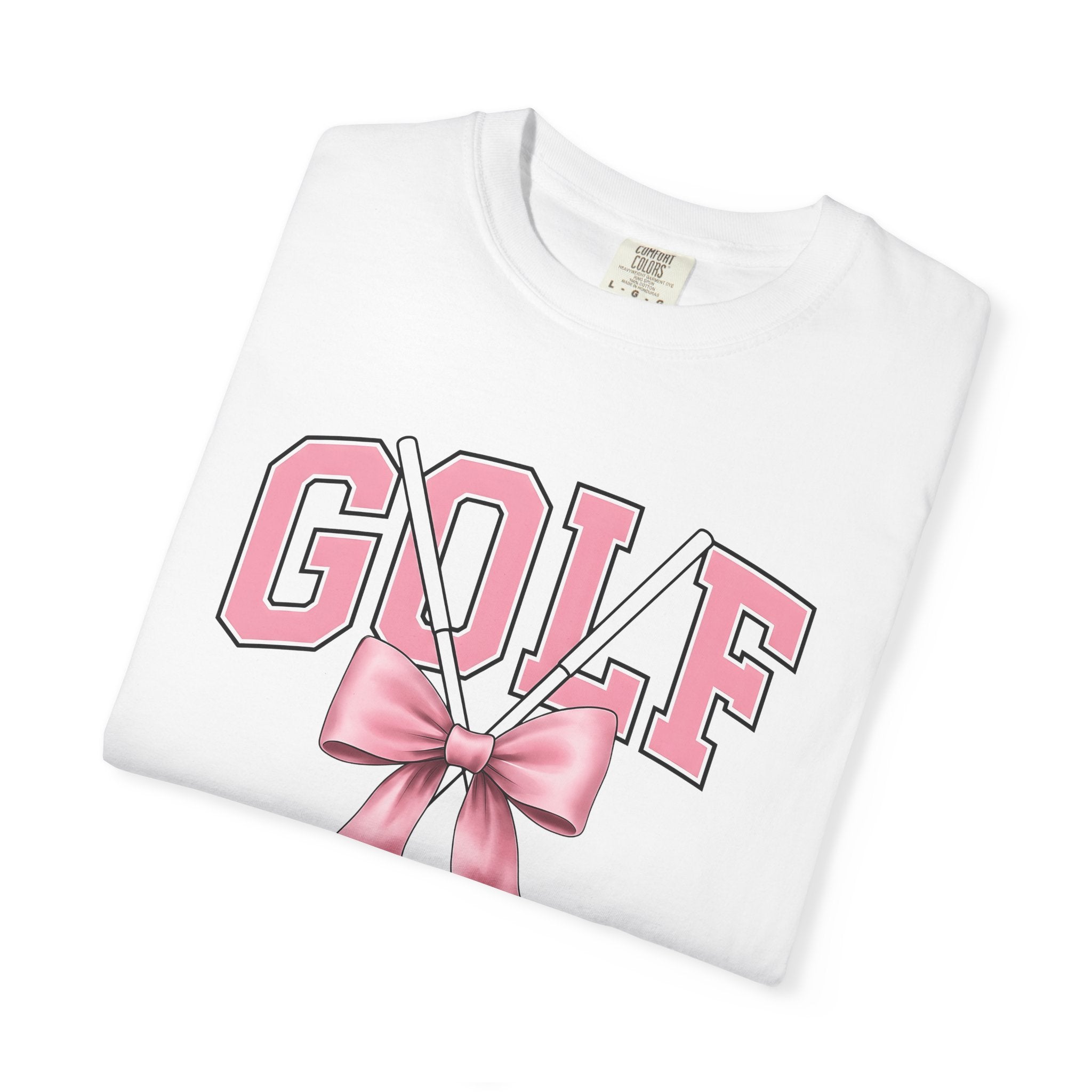Golf Gear Shirt Golf Females Gift Women Cartoon Tee Golf Equipment T-Shirt Golfer Fan Comic Tshirt Ladies Graphic Old School Knot Tshirt