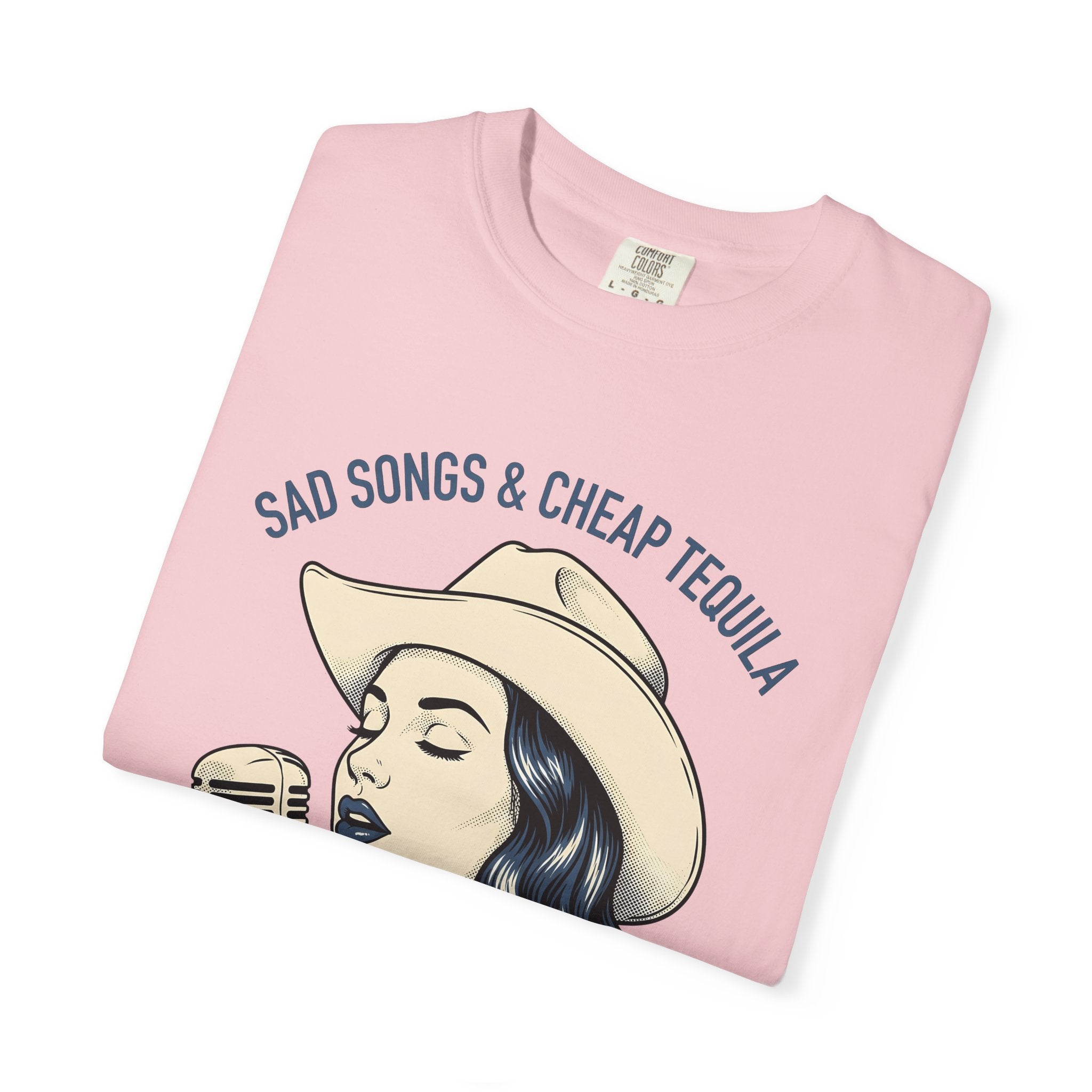 Cowgirl Singer Shirt Cowgirl Western Gift Women Vintage Tee Singer T-Shirt Cowgirl Fan Rodeo Tshirt Western Graphic Retro Microphone Tshirt