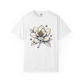 Magnolia Petal Shirt Floral Plants Gift Women Botanical Print Tee Flower T-Shirt Floral Fan Botanical Illustration Plant Graphic Tshirt
