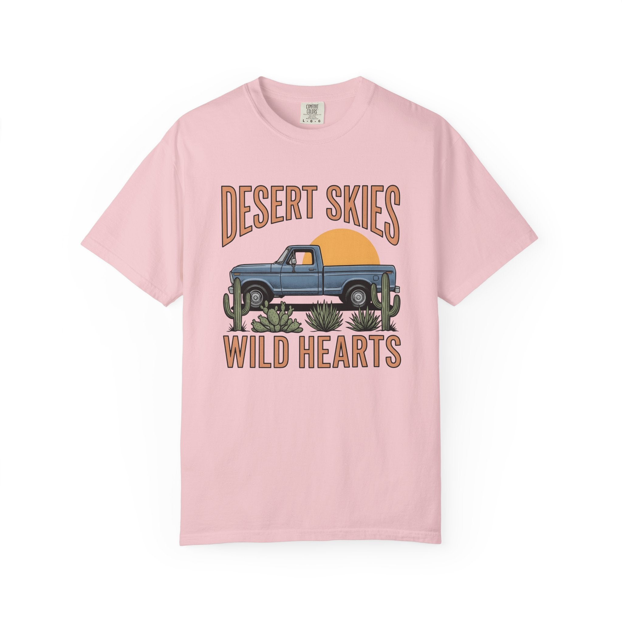 Classic Pickup Shirt Desert Ranch Gift Women Hippie Tee Truck T-Shirt Desert Fan Vintage Tshirt Farm Graphic Throwback Succulent Tshirt