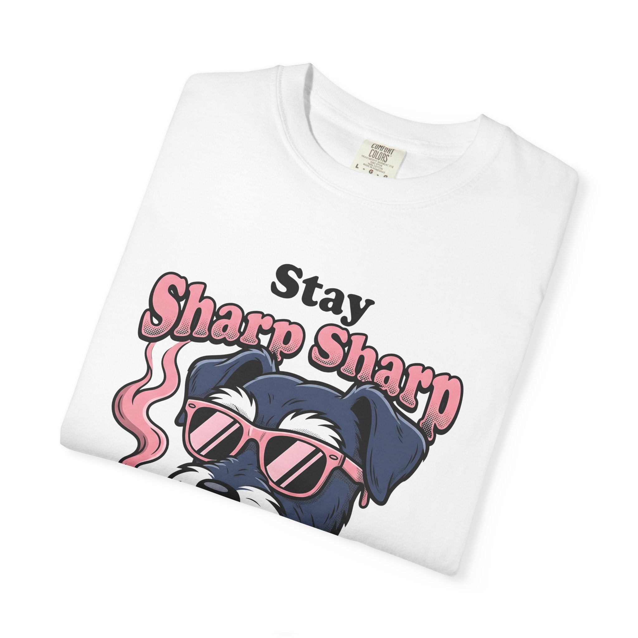 Schnauzer Shirt Dog Satire Gift Women Anime Tee Dog T-Shirt Dog Fan Manga Tshirt Parody Graphic Old School Glasses Tshirt