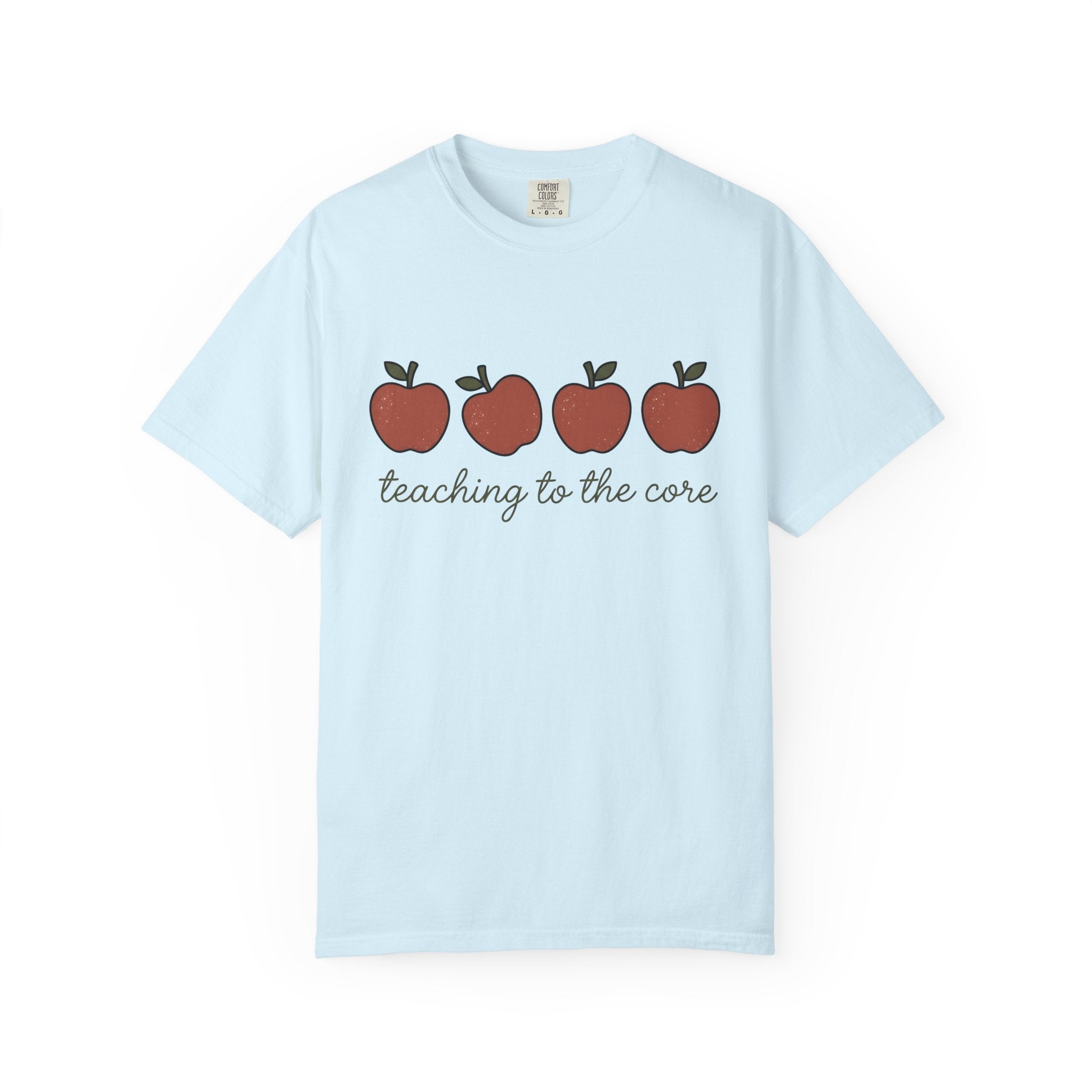 Apple Row Shirt Teachers Thanks Gift Women Hand Drawn Tee Orchard T-Shirt Educator Enthusiast Illustrated Tshirt Appreciation Graphic Clean