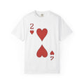 Heart Card Shirt Valentine's Day Love Gift Women Minimalist Tee Card T-Shirt Valentine Fan Simple Tshirt Romance Graphic Vintage Playing